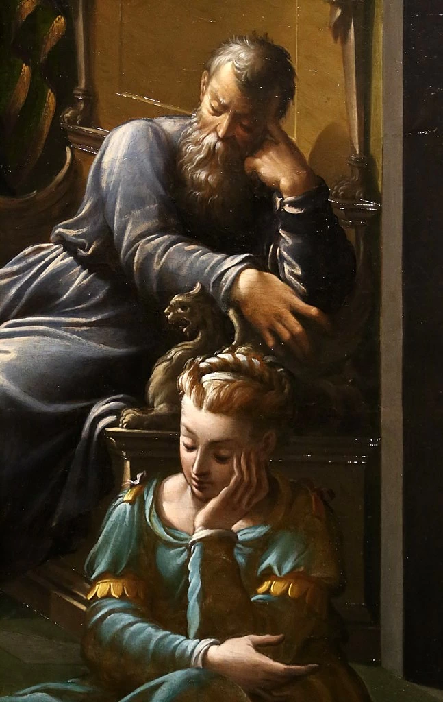 Elemosina di san Nicola di Bari - National Gallery, dettaglio 1